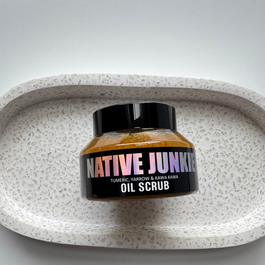 TUMERIC, YARROW & KAWA KAWA FACIAL SCRUB